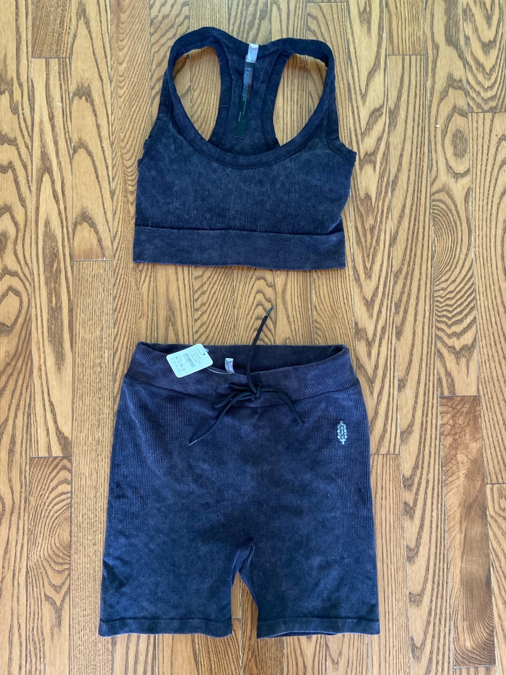 FP Movement (Free People) Sports Bra & High-Waist Shorts